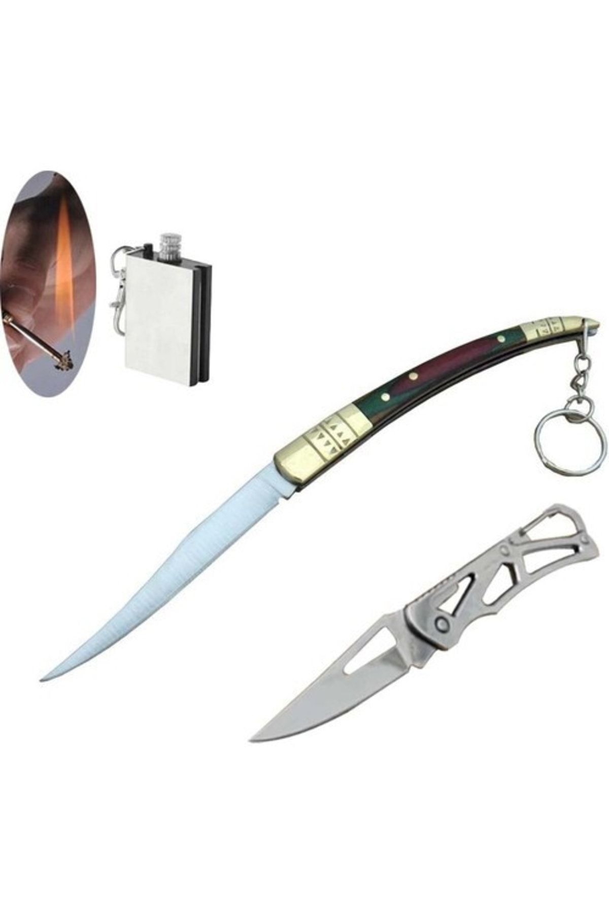 K-18-1 - 18 Cm Orta Kılçık Çakı Seti Sln411