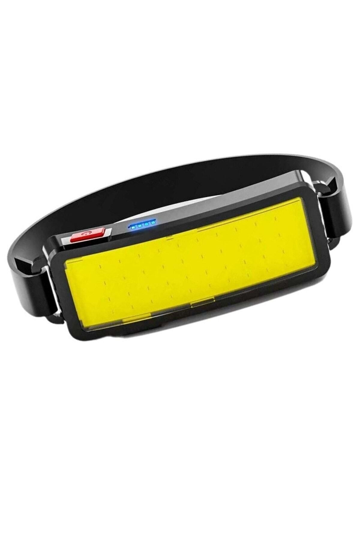 Usb Şarj Edilebilir Led Cob Kafa Feneri Lambası