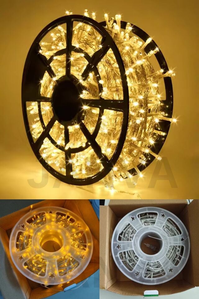 25-50-75 metre Günışığı Led Yılbaşı Düğün Parti Süsü Aydınlatma Işık Mahya Tabela Fişli Eklemeli