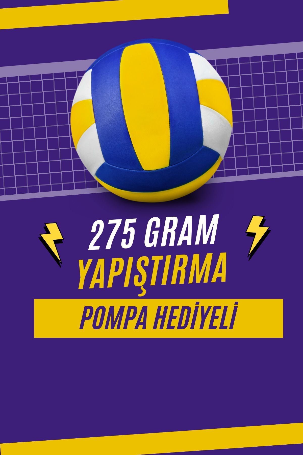 Voleybol Topu Renkli Yapıştırma Model Kaliteli BSF12