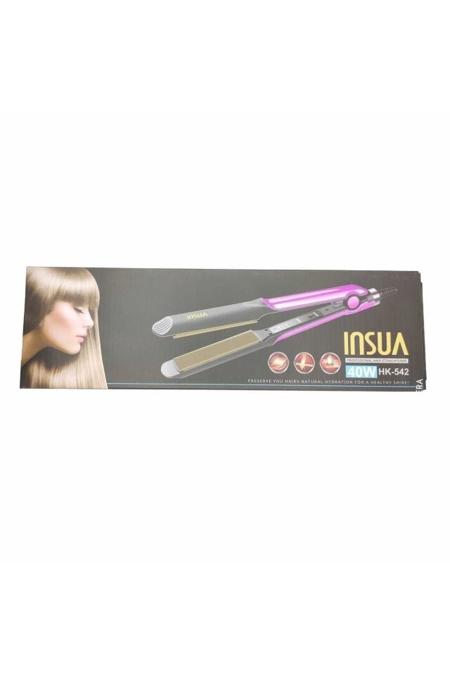 Insua Saç Düzleştirici Makinesi 40w Hk-542