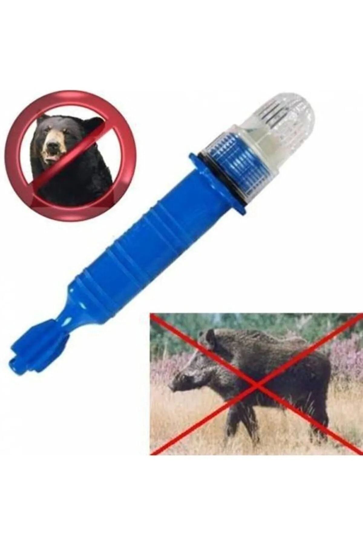 Domuz Ayı Yabani Hayvan Kovucu Çakarlı Lamba Yüksek Işık Rengarenk Flasör