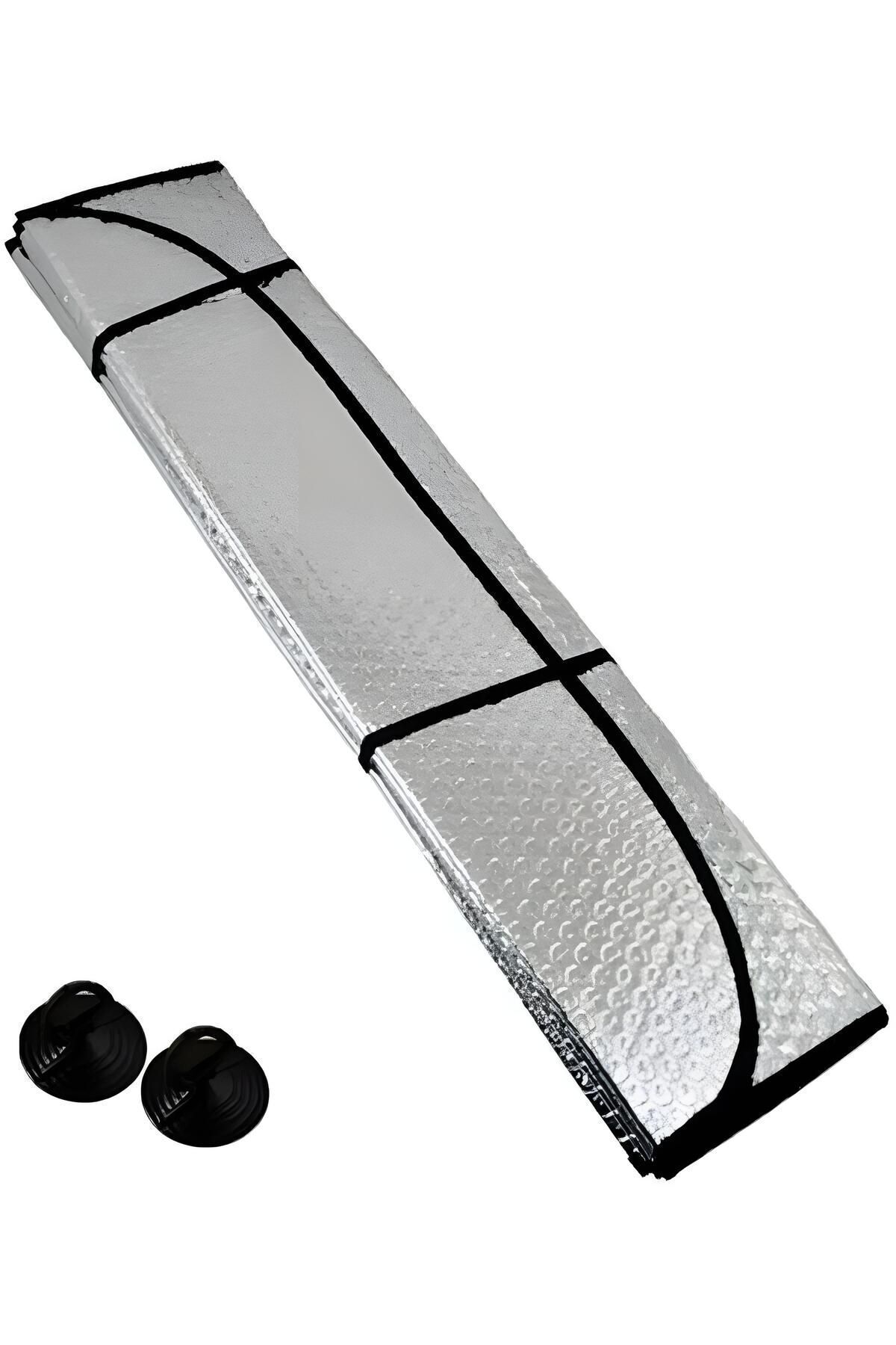 Araba Ön Cam Araba Güneşliği Katlanabilir Dışı Alüminyum Metalize Arası Balonlu Oto Güneşlik 130x60
