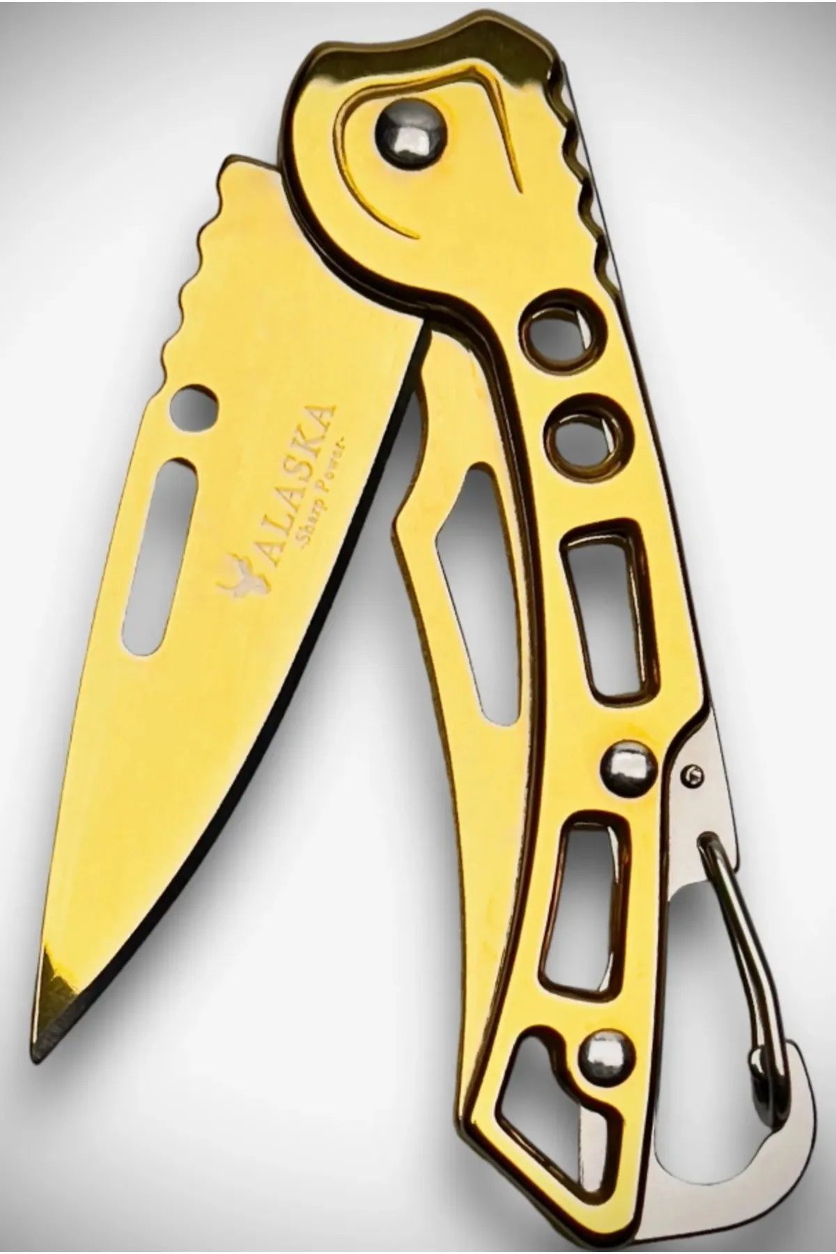 Kapanabilir Komple Çelik Gold Çakı SDR-3 Gold 15 cm