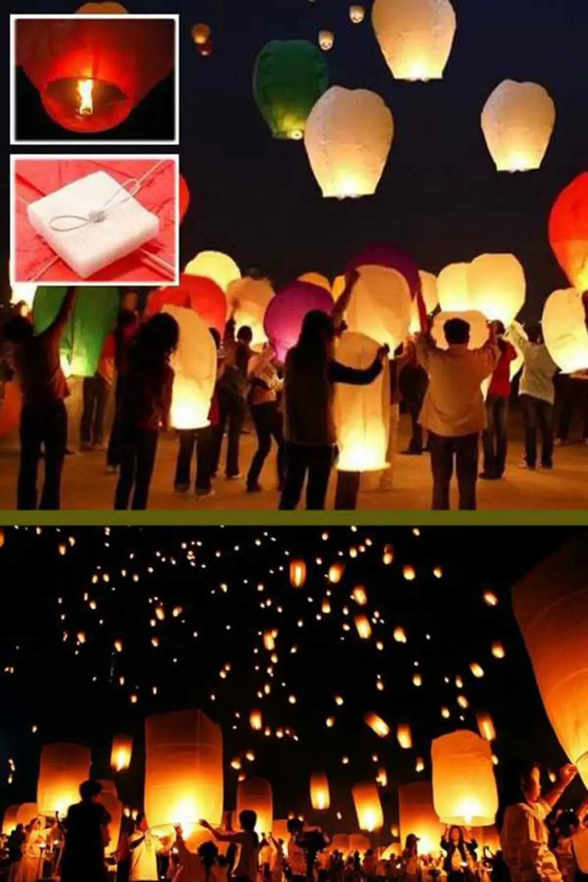 3 Adet Dilek Feneri Gece Göyküzü Dilek Balonu Sevgiliye Doğum Günü Parti Düğün Hediye Romantik Büyük