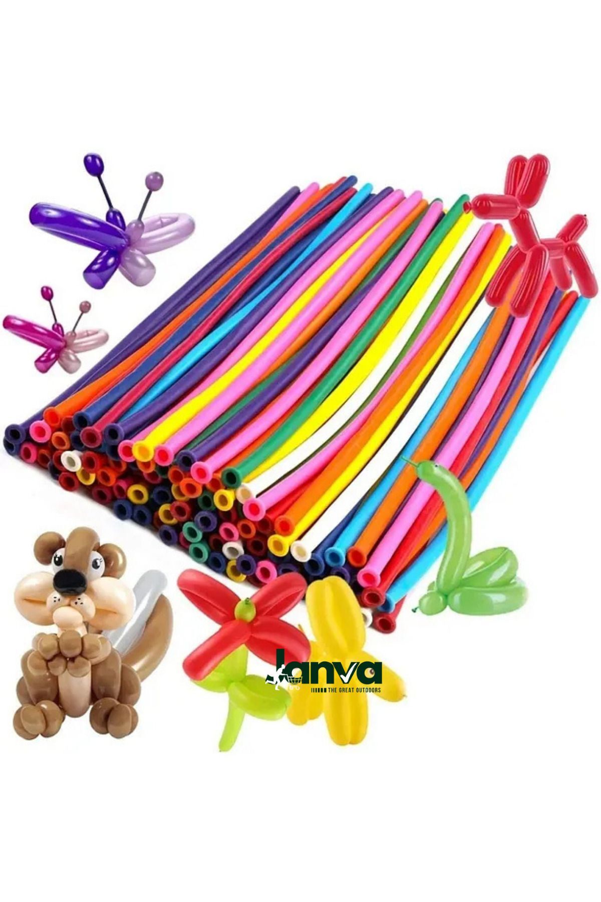 Büyük Boy 12 İnç Parlak Metalik Balon Parti Doğum Günü Gösteri 100 adet Sosis Balon