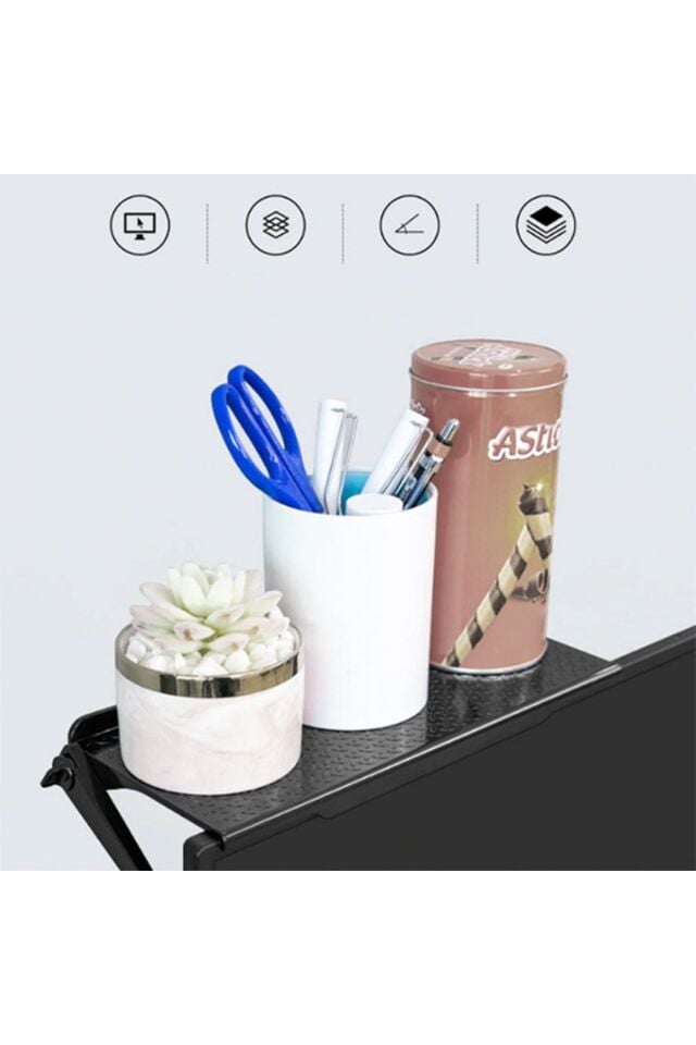 ALLY Portatif Katlanabilir Laptop Monitor Tv Üstü Stand Tutucu-(1903) - HBPAV6304-3824