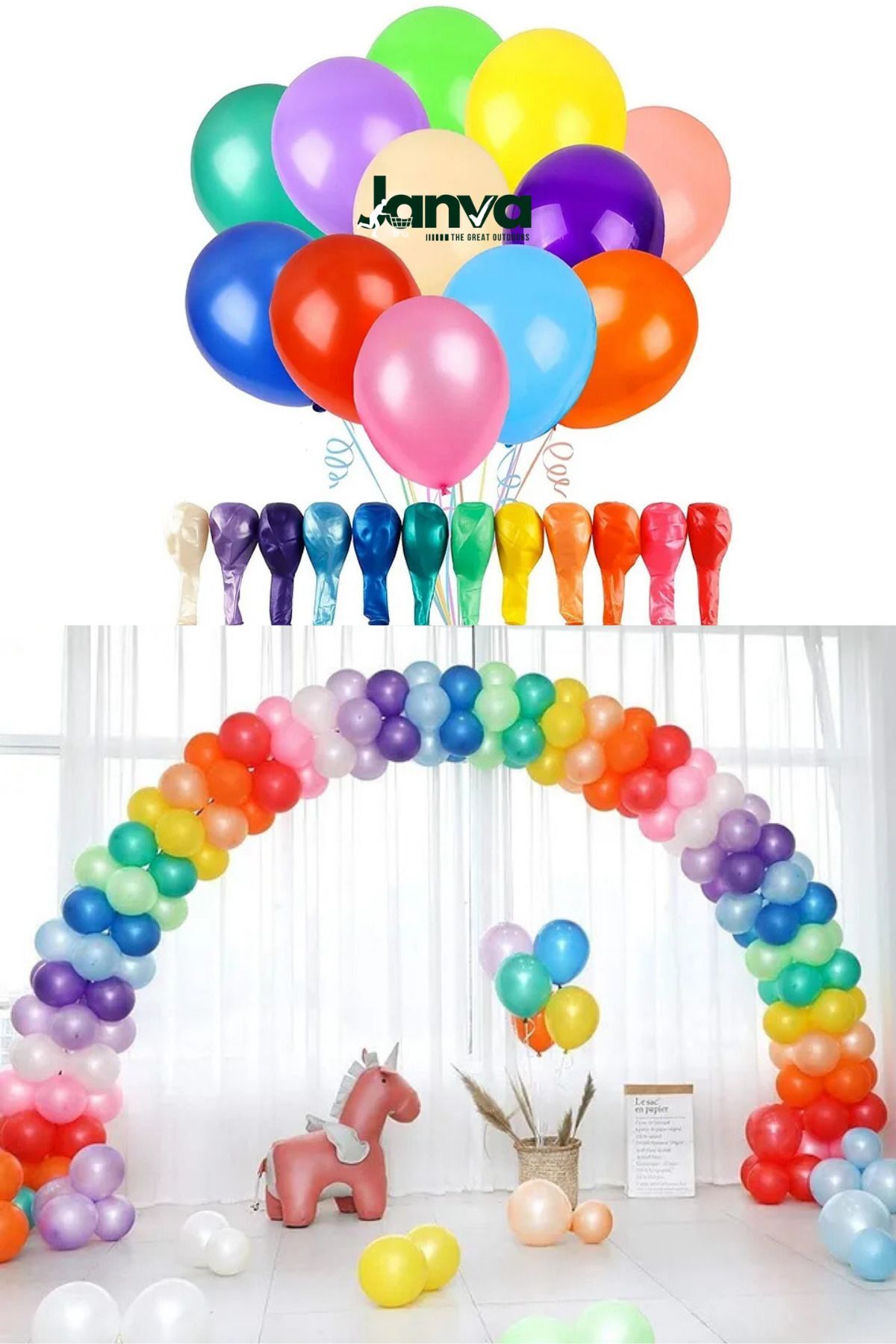 Büyük Boy 12 İnç Parlak Metalik Balon Parti Doğum Günü Gösteri 100 adet Yeşil