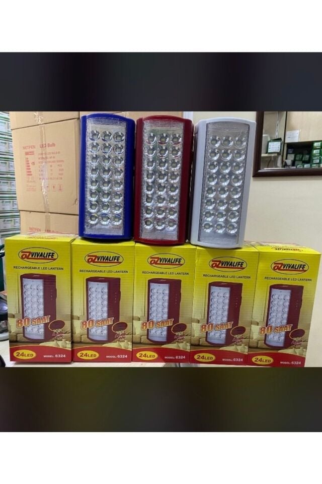 Life Büyük 24 Led 80 Saat Sarjlı Işıldak