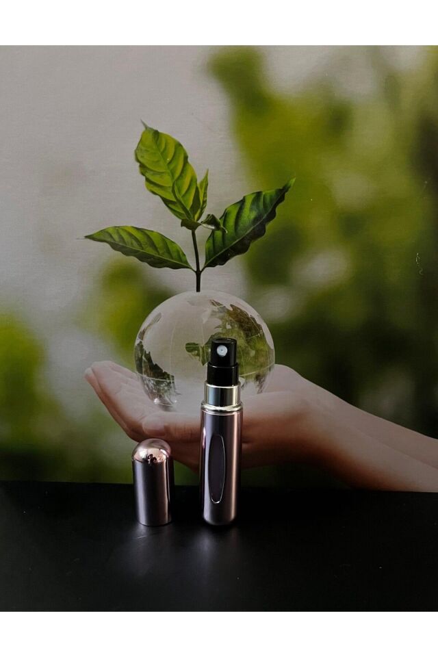 Açık Pembe Cep Parfüm Şişesi Atomizer Seyahat Parfüm Şişesi 5 ml