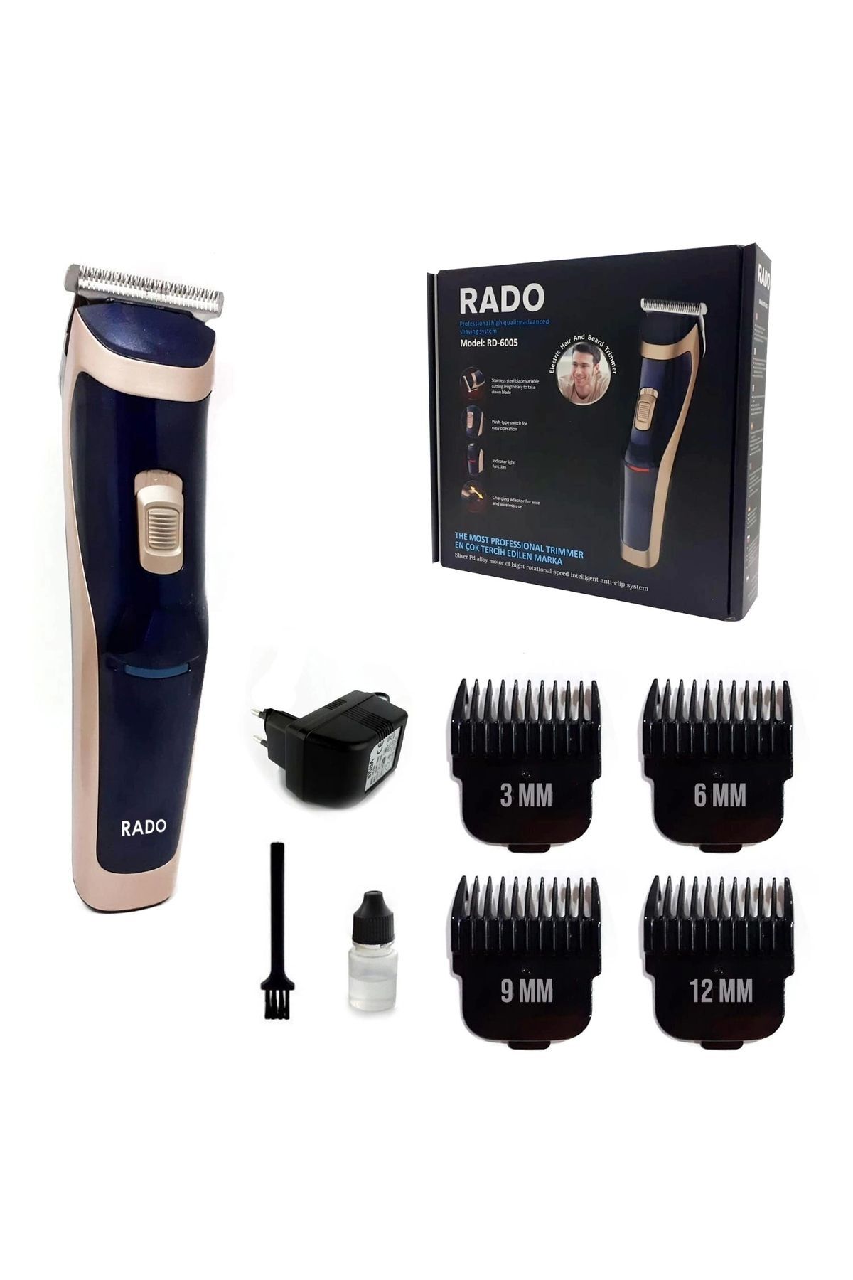 Rd-6005 Saç Sakal Tıraş Makinesi Şarjlı