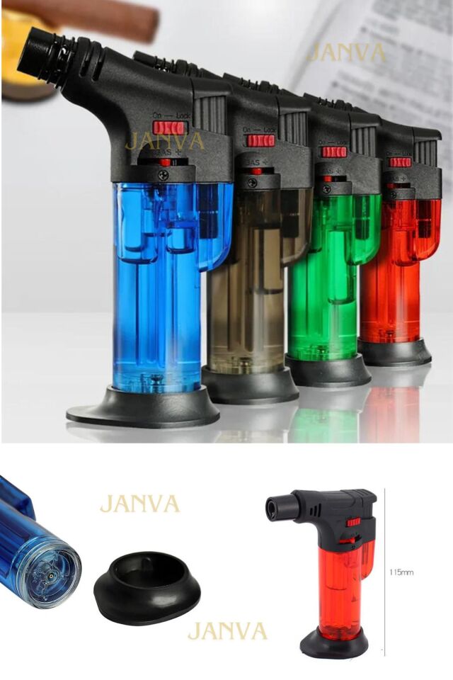 Doldurulabilir Turbo Torch Pürmüz Çakmak Yemek Hazırlama Mangal Nargile Kamp Çakmağı