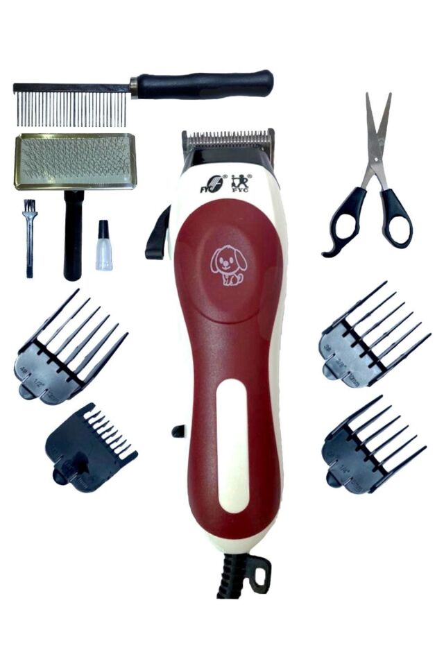 Rf-566 Elektrikli Köpek Tıraş Makinesi Seti Pra-6146444-9310