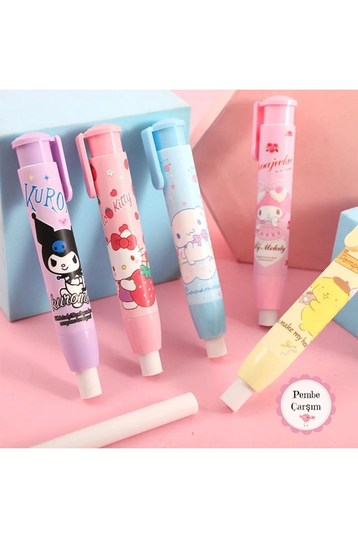 Sanrio Stick Silgi 1 Adet My Melody , Kuromi , Hello Kitty , Cinnamoroll