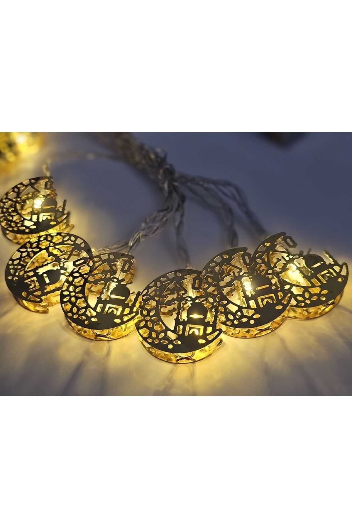 Ramazan Kandili 2 Pilli Led 2 Metre Süsleme Dekor Işık 10D