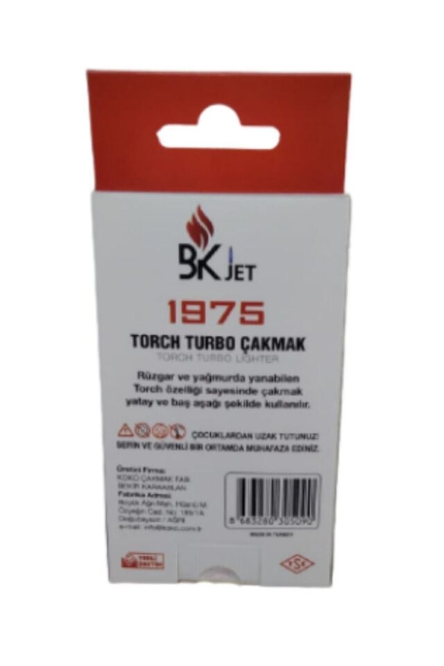 Bkjet Turbo Pürmüz Ayarlanabilir Doldurulabilir Çakmak