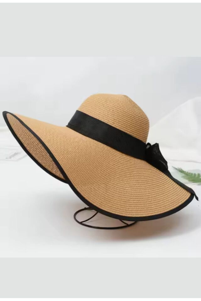 Hasır Şapka 56-58 Cm Kahve