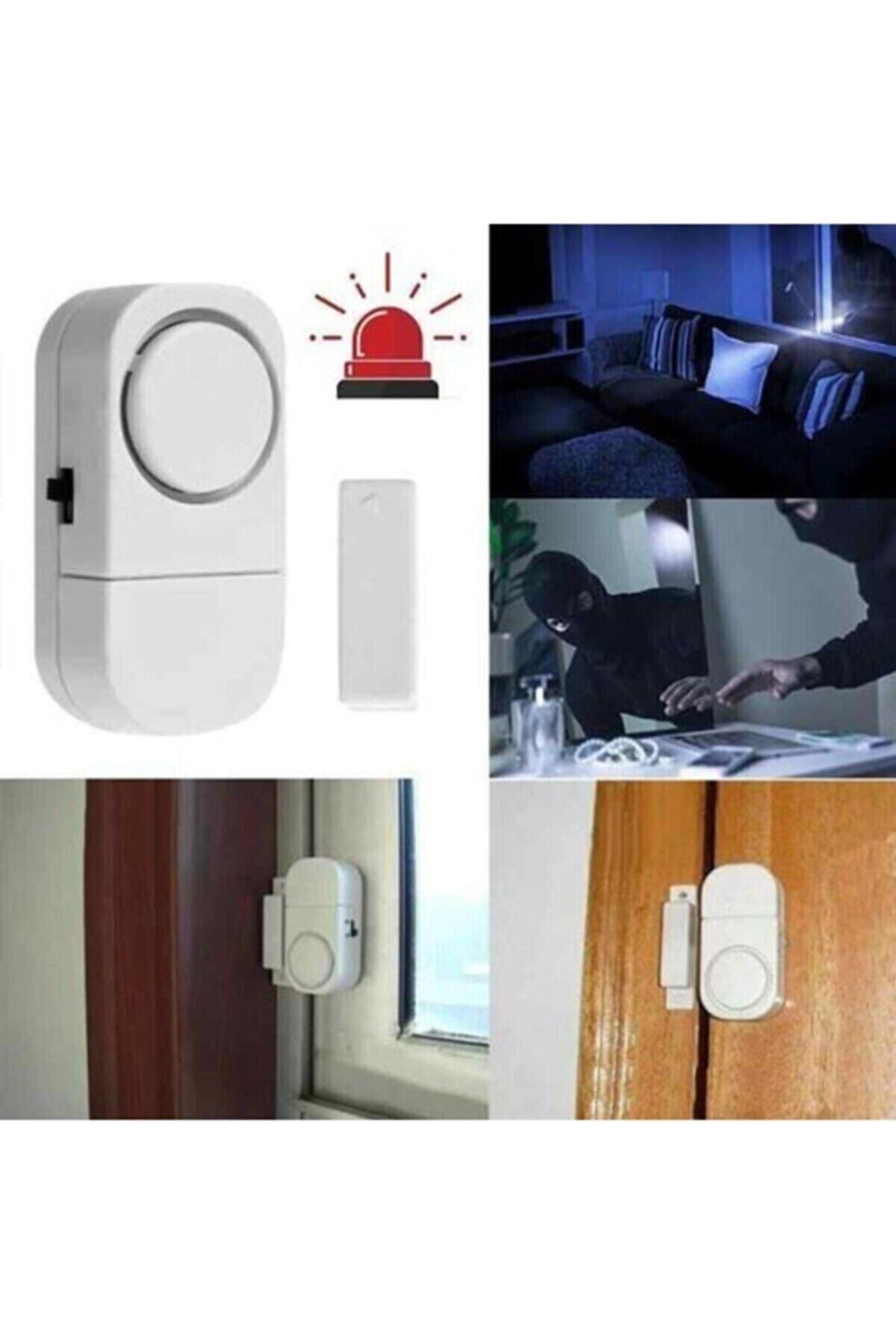 Kapı Pencere Alarmı Kablosuz Alarm Sistemi Ev Güvenlik Cihazı Yüsek Uyarı Sesli