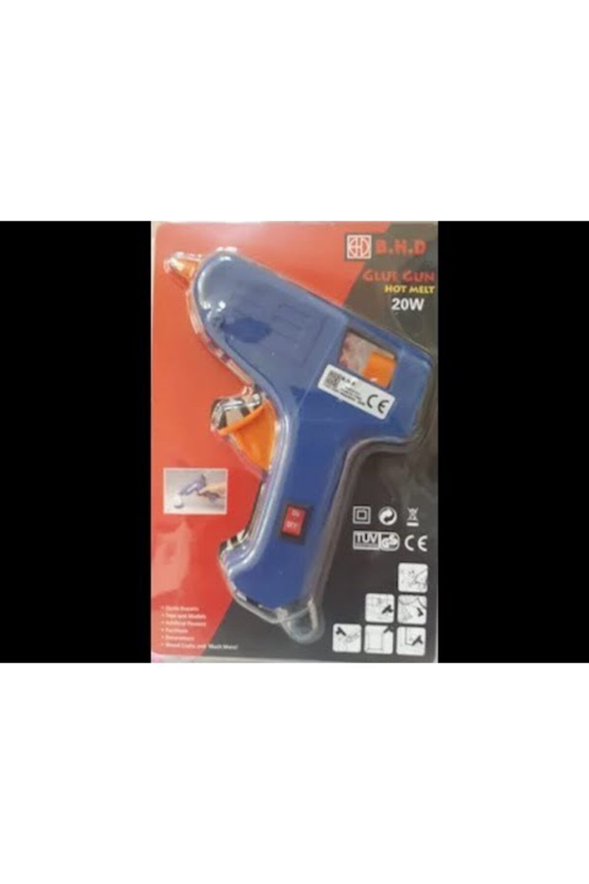 Düğmeli Silikon Tabancası Ince Mum Silikona Uygundur 20w Silikon Tabancası