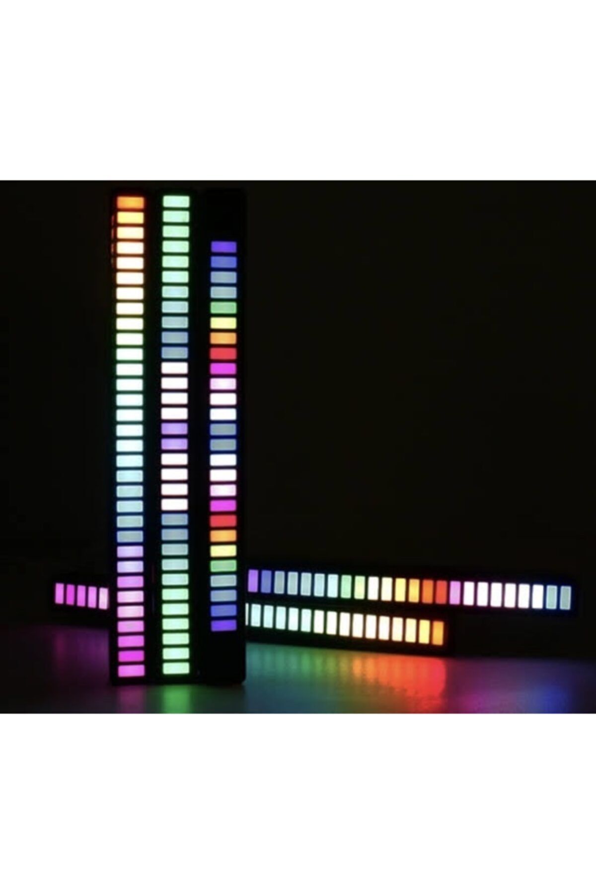 Müzik Ses Ritim Işığı Araba Ev Disko Ses Led Ritim Şerit Işığı Ses
