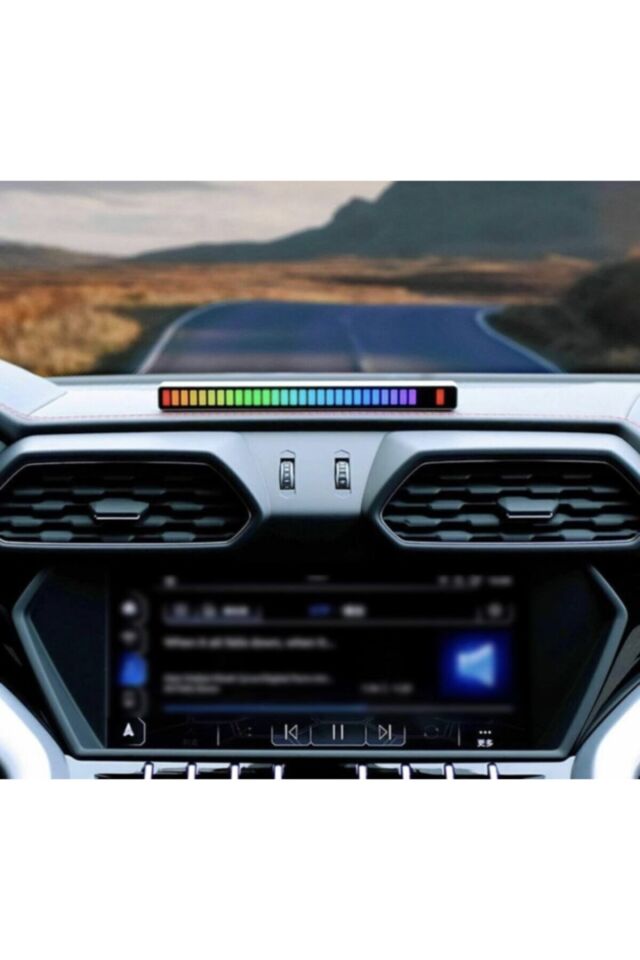 Müzik Ses Ritim Işığı Araba Ev Disko Ses Led Ritim Şerit Işığı Ses