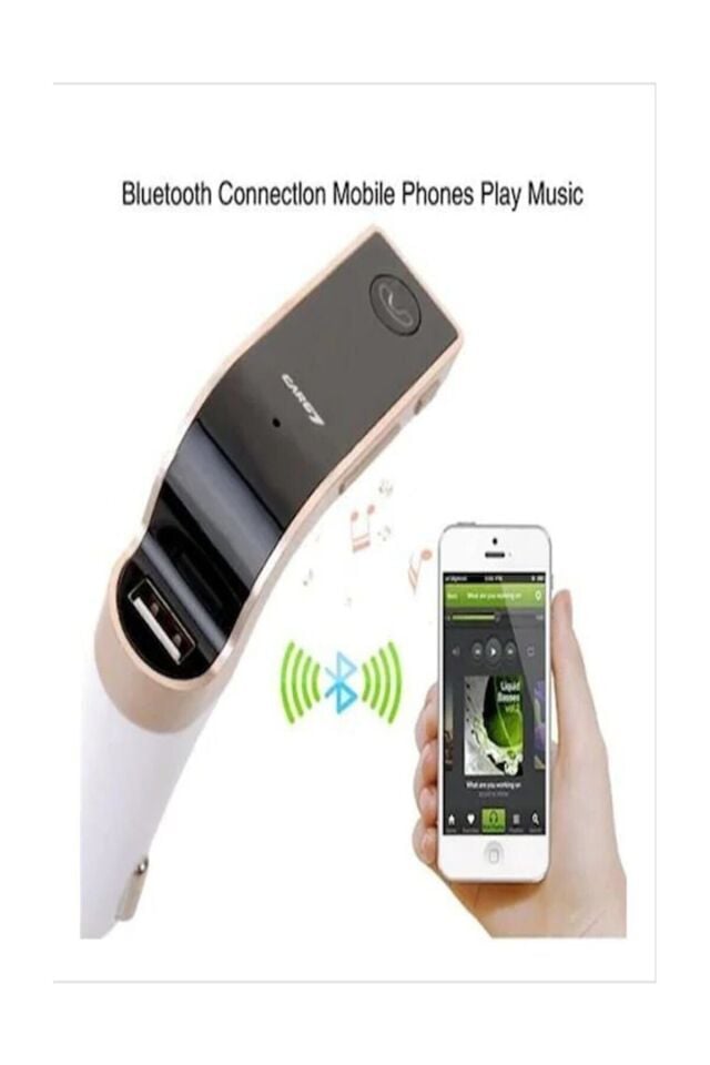 Bluetooth Araç Kiti Car-g7 Fm Usb Girişli Transmitter Carg7