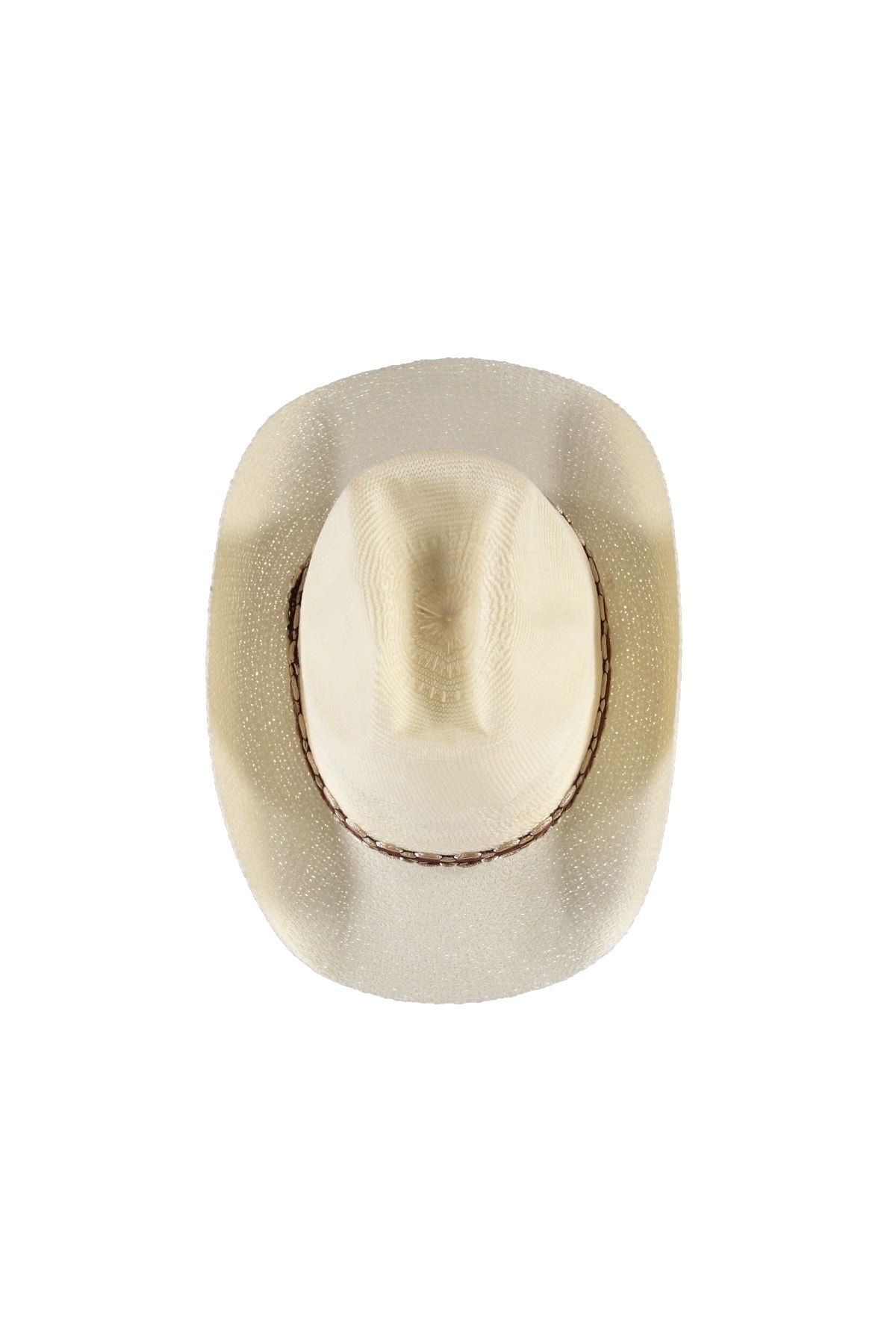 Batı Western Hasır Şapka ( Unisex ) ( Krem ) Krem
