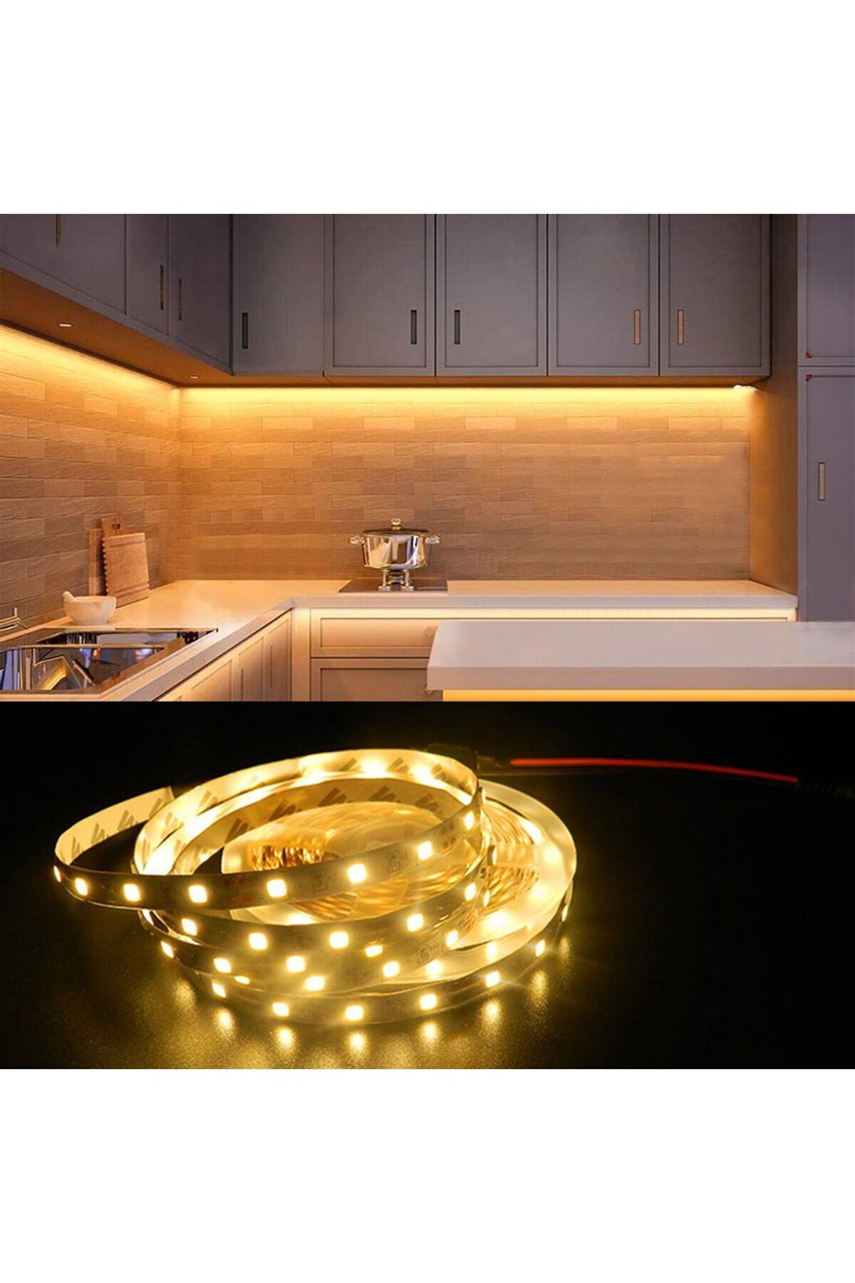 iç Mekan Şerit Led 5 Metre Rulo Gün ışığı (SADECE ŞERİT LED)