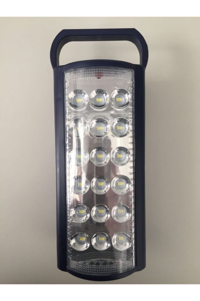 2606 Model Usb Şarj Çıkışlı Süper 18 Led Akülü Şarj Edilebilen Ledli Işıldak