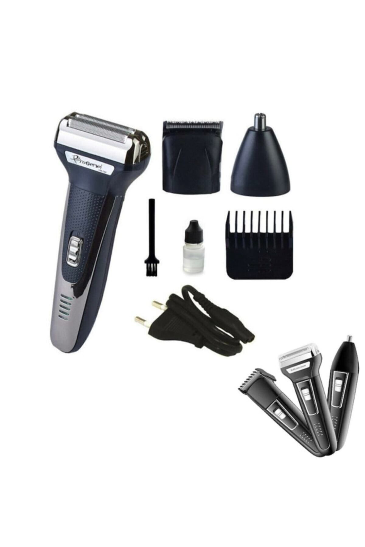 Erkek Bakım Seti Saç Sakal Burun Tüy Kesme Traş Tıraş 3ın1