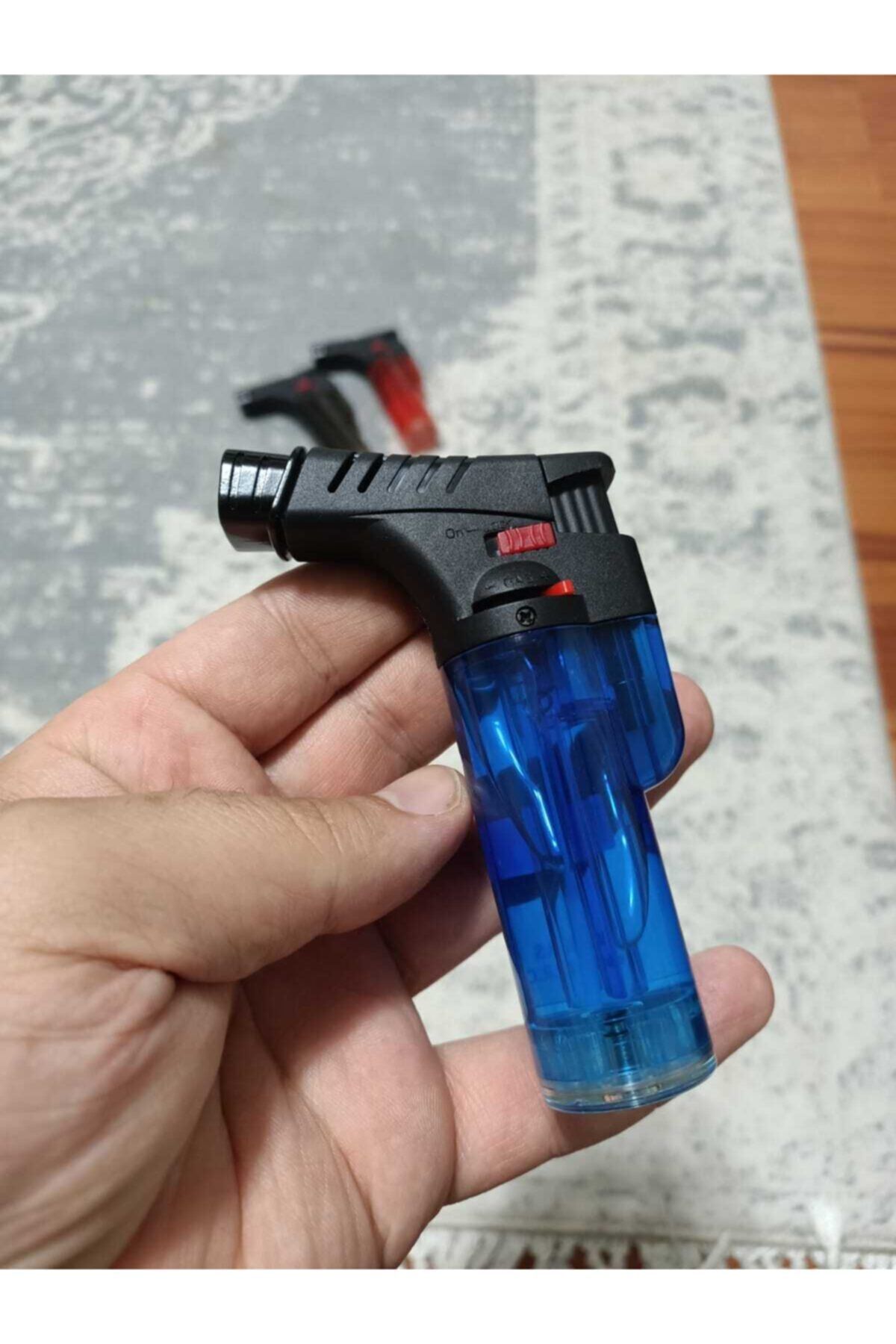 Çiftli Pürmüz Çakmak Masa Tipi Mavi