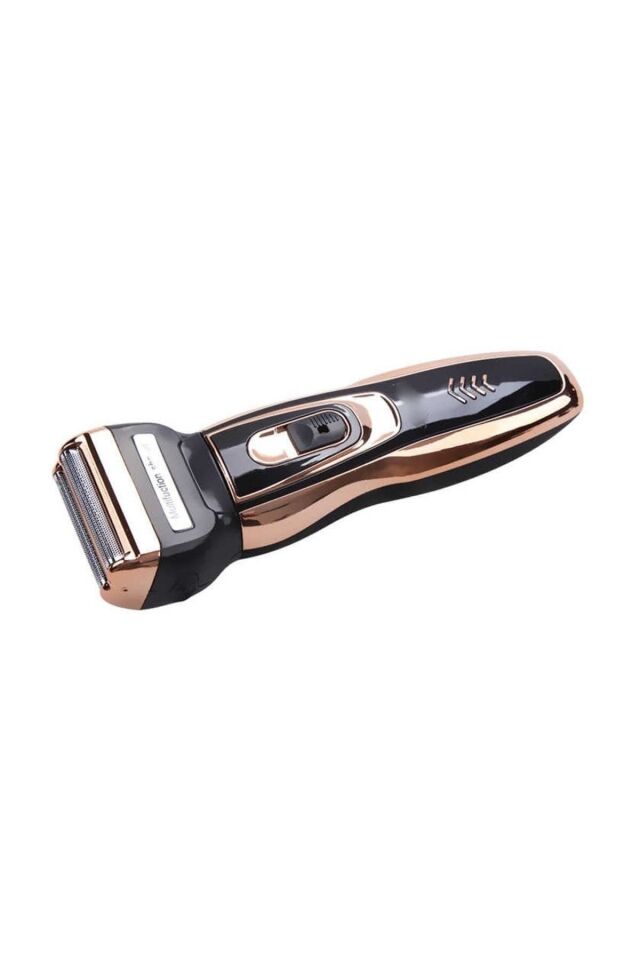 Pro Model 3 Başlıklı Profesyonel 3in1 Tıraş Makinesi Saç Sakal Burun Kılı Tüy Temizleme Traş Gold