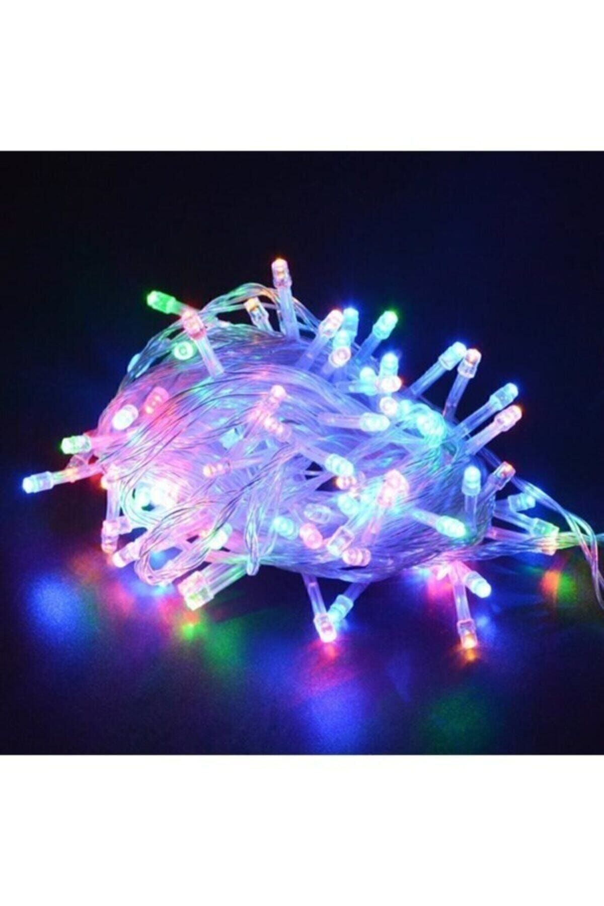 Nanopro 100 Ledli Rgb 5m Led Yılbaşı Ağaç Süsü rgb karışık renk