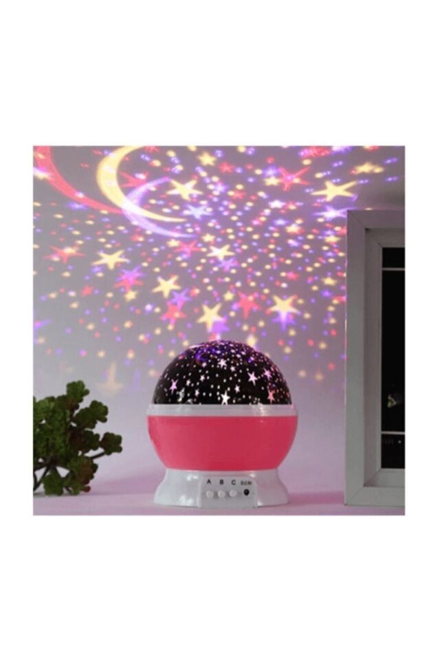 (KIRILABİLİR) Star Master Küre Renkli Yıldızlı Gökyüzü Projeksiyon Gece Lambası Mavi NoColor-3928390a