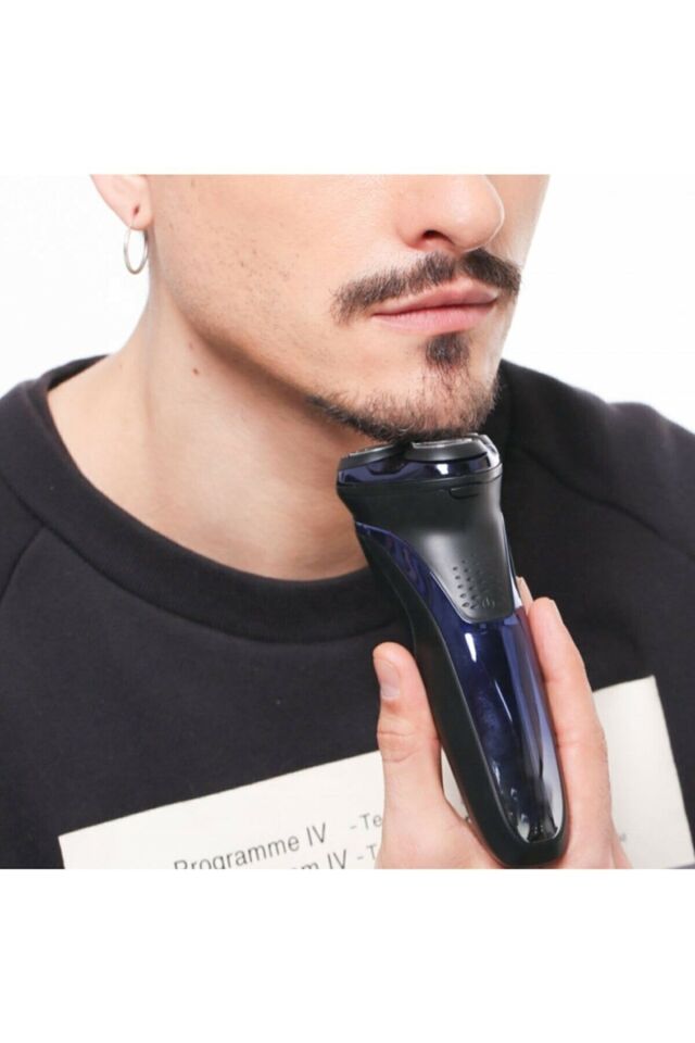 V-306 Aqua Deep Blue Touch Islak & Kuru Şarjlı Ipx7 Su Geçirmez Tıraş Makinesi Günlük Sıfır