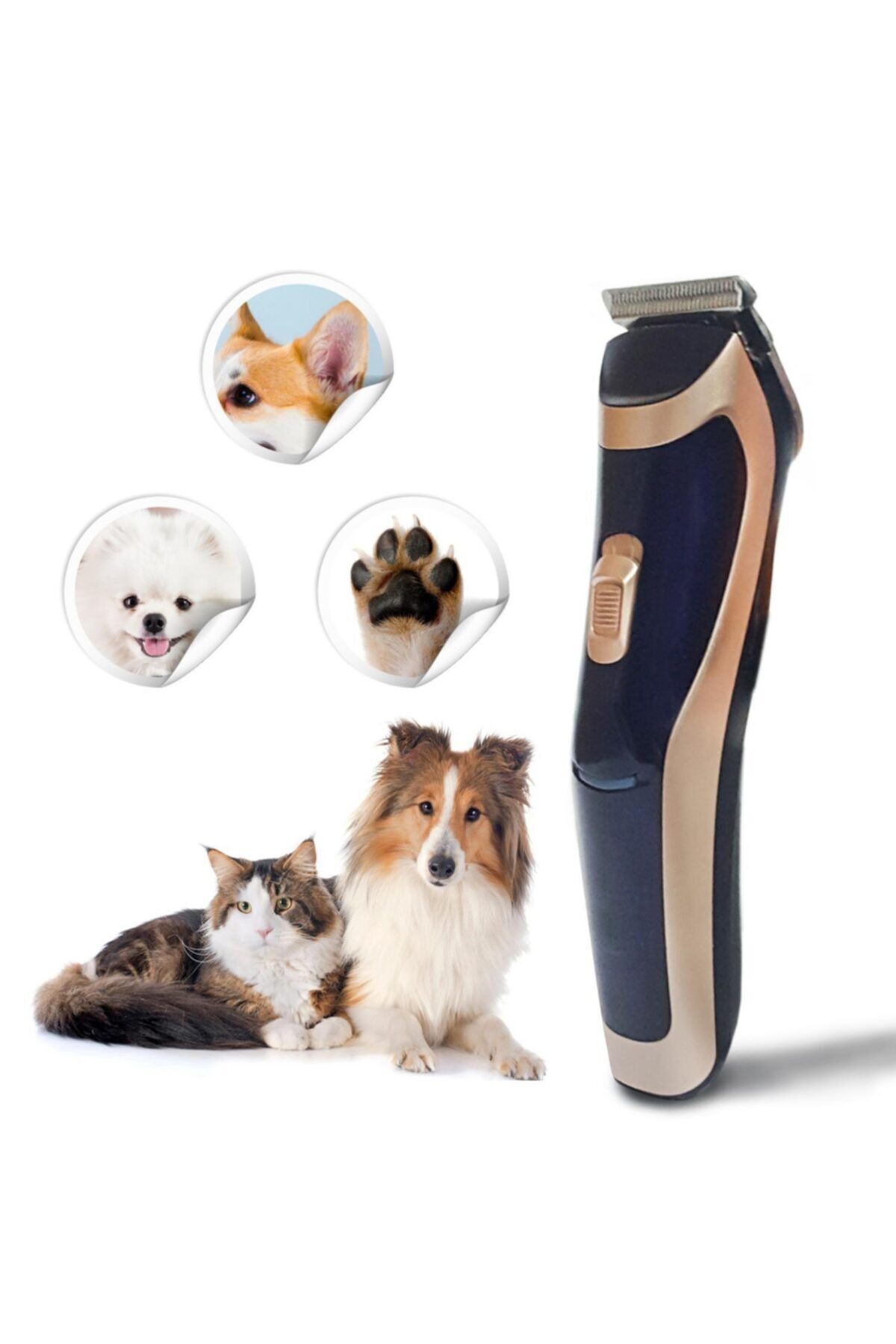 Hk-3000 Şarjlı Kablosuz Kedi Köpek Tıraş Makinesi Evcil Hayvan Tüy Kesme Makinesi Petshop