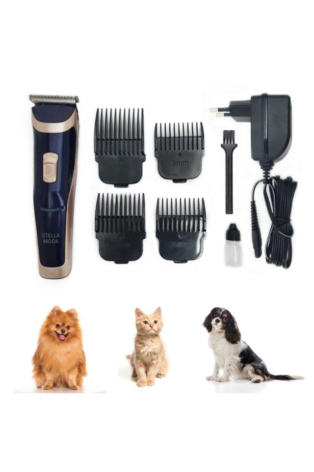 Hk-3000 Şarjlı Kablosuz Kedi Köpek Tıraş Makinesi Evcil Hayvan Tüy Kesme Makinesi Petshop