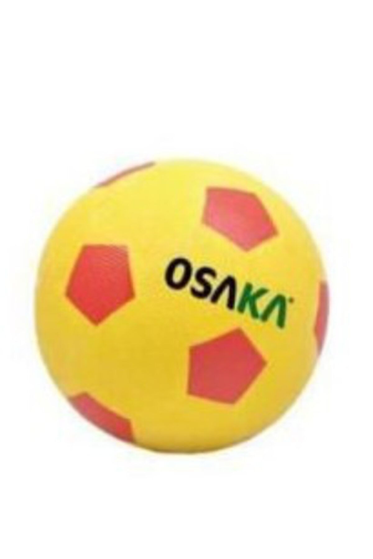 4 Numara Kauçuk Futbol Topu - Sarı Kırmızı