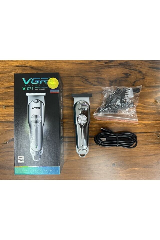 V-071 Mini Şarjlı Metal Profesyonel Saç Sakal Tıraş Makinesi