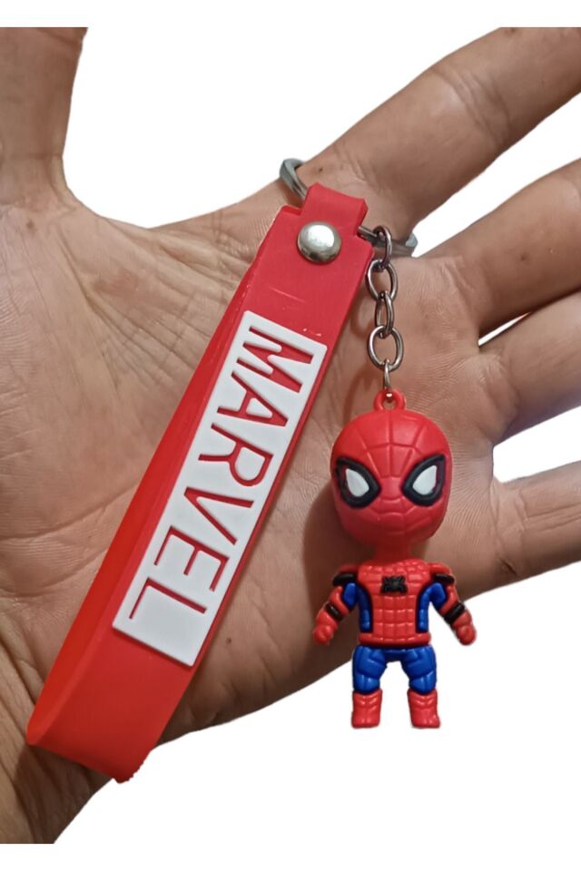 Süper Kahramanlar 3d Silikon Anahtarlık Ve Çanta Süsü Marvel 1 Adet