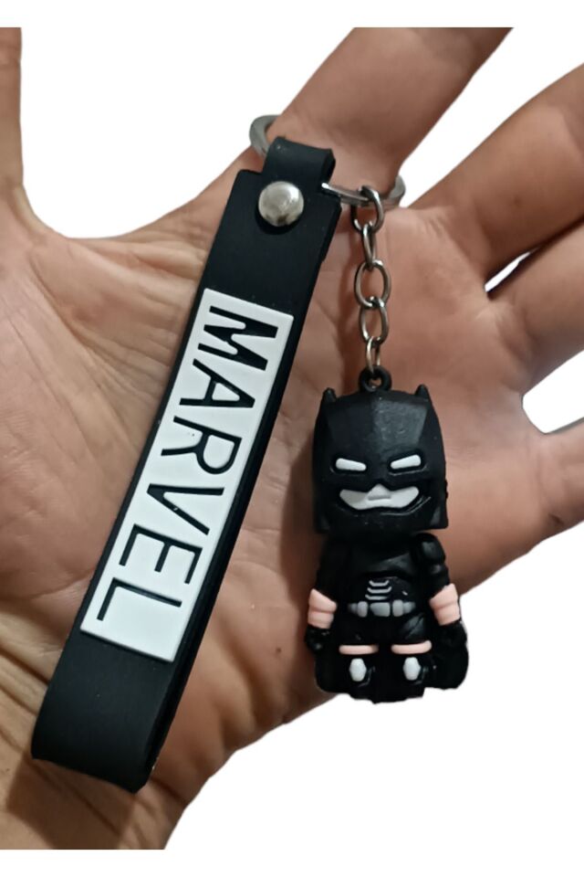 Süper Kahramanlar 3d Silikon Anahtarlık Ve Çanta Süsü Marvel 1 Adet