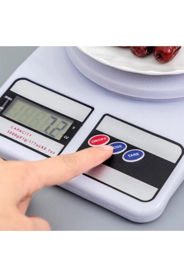 Dijital Hassas Terazi 10 Kg Kapasiteli Lcd Ekranlı Mutfak Tartısı Ölçüm Cihazı 1gr-10kg