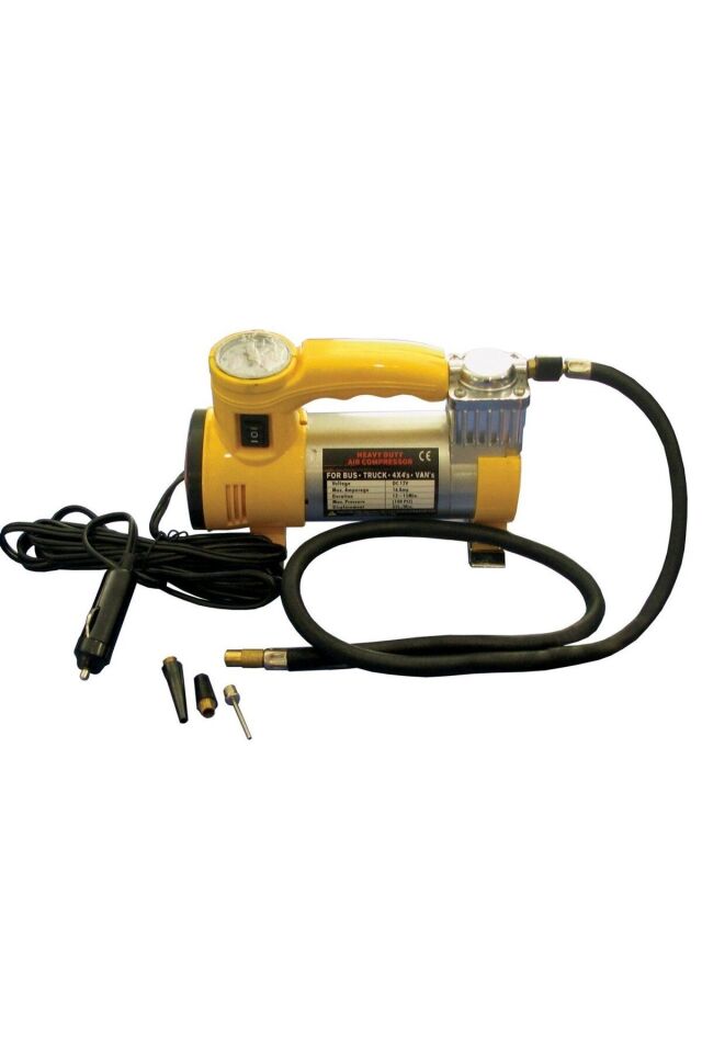 Metal Hava Kompresörü Işıklı Garantili 12 Volt